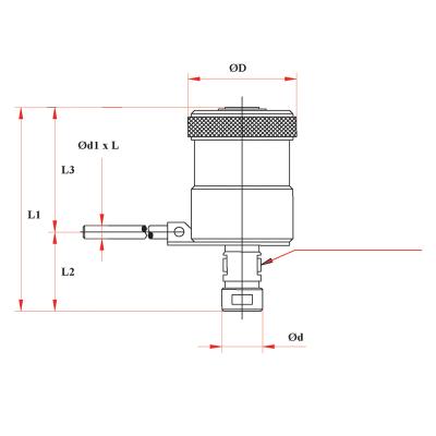 JSN07 Gängapparat M2-M7 (reversibelt) med MK1 + MK3 (J6)